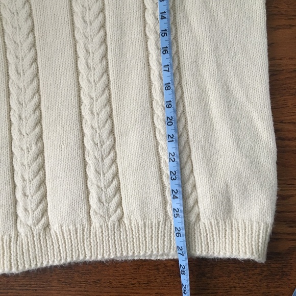 Fisherman coastal cottage crew style sweater - Picture 5 of 6